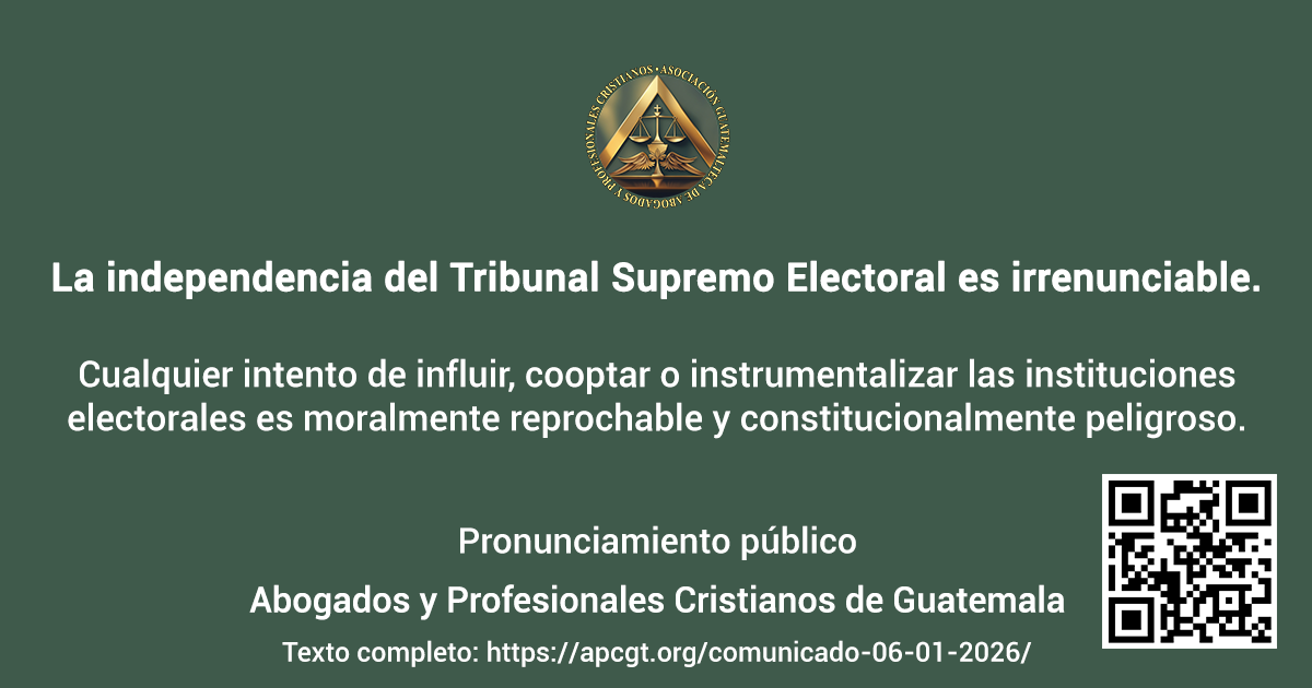 PRONUNCIAMIENTO PÚBLICO